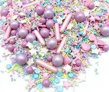 Picture of PASTEL RHYTHM SPRINKLES X 1 GRAM. MINIMUM ORDER 50 GRAMS